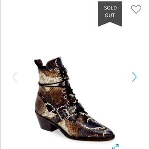 All saints Katy snake boots. Kept in the box